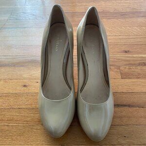 Cole Haan Nike Air Nude Patent Leather Pumps 7 1/2 B